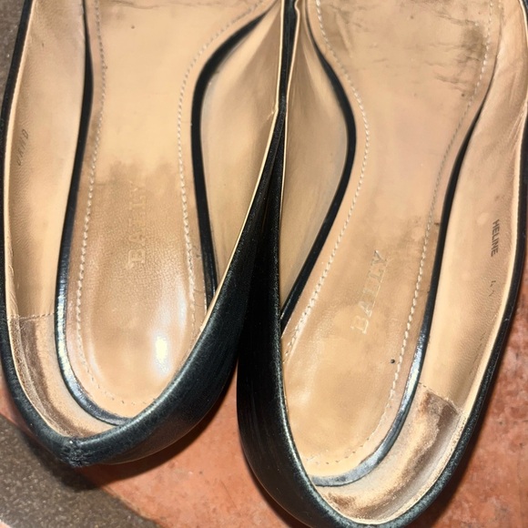 Bally Black Leather Vintage Women's Shoes size 10 - Picture 5 of 7